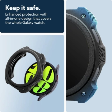 Etui Caseology Vault für Samsung Galaxy Watch 7 (44 mm) Mattschwarz