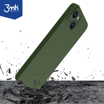 Etui für Telefon 3mk für Apple iPhone 13 Hardy Silicone MagCase Alphine Green