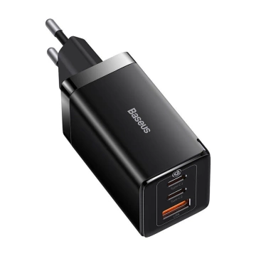 Baseus GaN5 Pro 2xUSB-C USB-Ladegerät, 65 W (schwarz)
