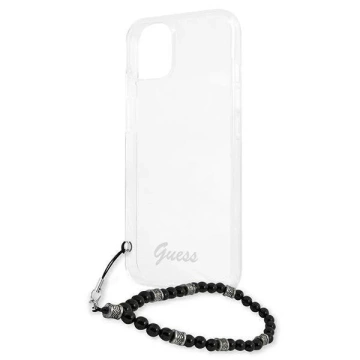 Guess GUHCP13SKPSBK iPhone 13 mini 5,4" Transparentes Hardcase Black Pearl