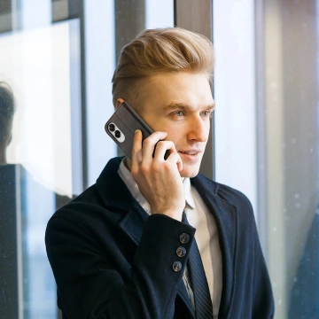 Dux Ducis Hivo Samsung Galaxy S25 Edge Hülle mit RFID-Schutz Flip