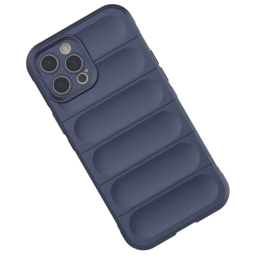 Magic Shield Case Hülle für iPhone 12 Pro Max flexible gepanzerte dunkelblaue Hülle