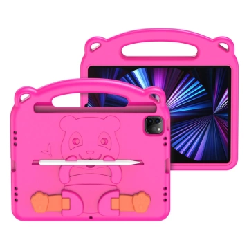 Dux Ducis Panda Safe for Children Soft Case für iPad Pro 11 '' 2021/2020/2018 / iPad Air 2020/2022 mit Stylus Space Pink