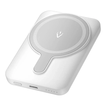 Vention FHSW0 5000 mAh 20 W magnetische Powerbank (weiß)