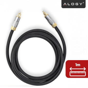 Optisches Digitalkabel Alogy 6,0 mm Audio-TV-PC-Kabel 1 m