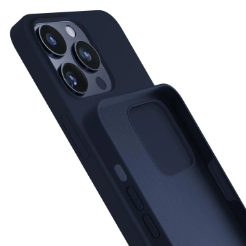 Etui 3mk Silikonhülle Dark Navy für Apple iPhone 16 Pro