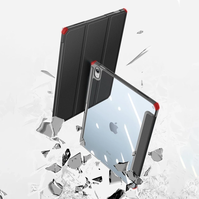 Dux Ducis Toby etui iPad 10.9'' 2022 (10 gen.) pokrowiec z miejscem na rysik Apple Pencil smart cover podstawka różowe