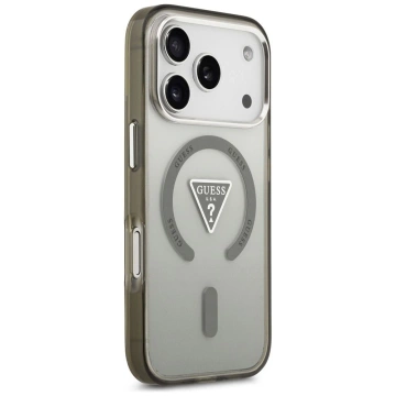 Etui Guess IML Gradient Triangle Logo MagSafe na iPhone 17 Pro - Khaki