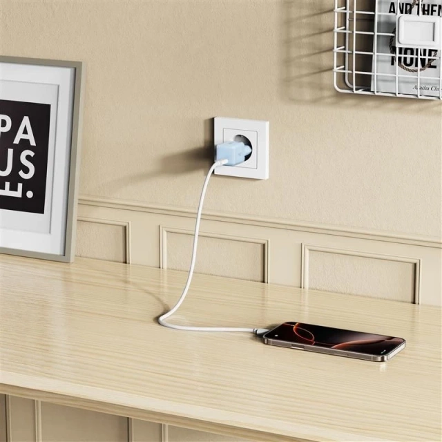 Ładowarka Sieciowa USB-C Tech-Protect NCM25 25W PD Niebieska