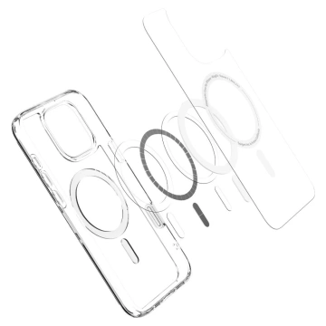 Etui Spigen Ultra Hybrid „T“ Mag Magsafe iPhone 16 Pro Max Weiß