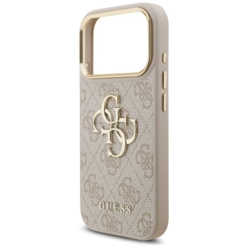 Etui Guess 4G Big Classic Logo Big Strap Metal Buttons do iPhone 17 Pro Różowy