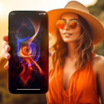 Szkło hartowane Anti-Blue Light do Apple iPhone 15 Pro - 3mk Eye Care Protector