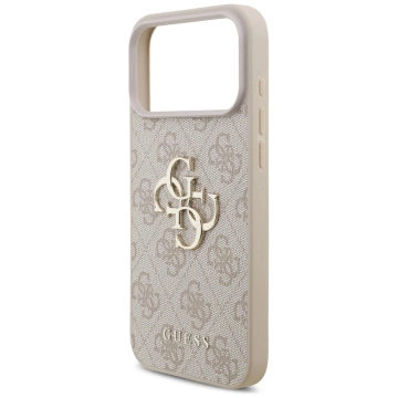 Etui Guess Hardcase 4G Big Metal Logo do iPhone 17 Pro Max różowe