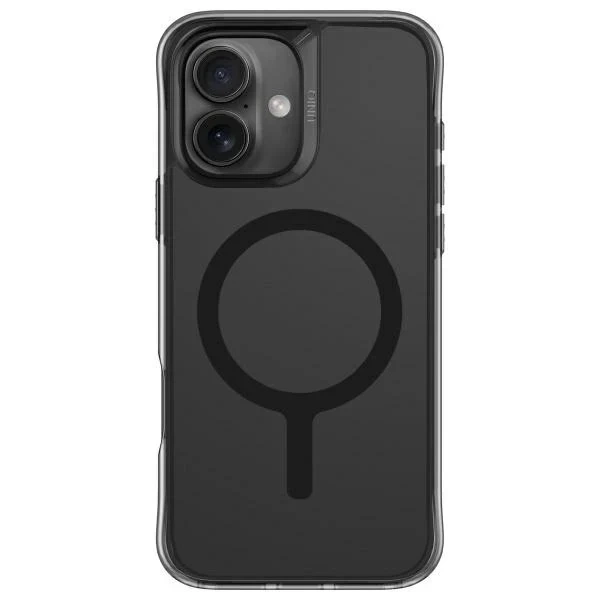 Etui UNIQ LifePro Xtreme für iPhone 16 6,1" Magclick Charging Czarny/Frost Smoke