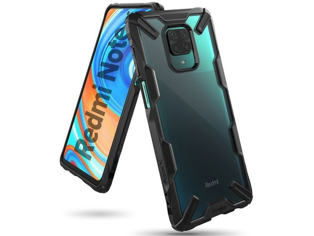 Etui Ringke Fusion X für Xiaomi Redmi Note 9S/ Pro/ Max Black