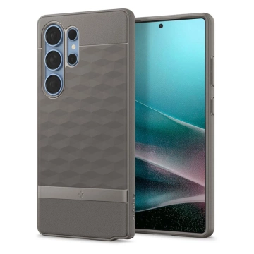 Samsung Galaxy S25 Ultra Aschgrau Spigen Parallax Mag MagSafe Hülle