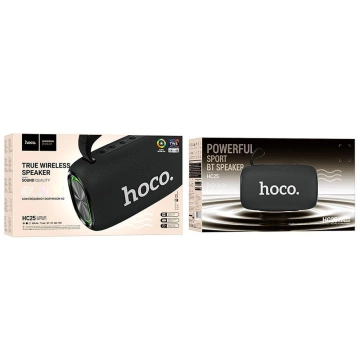 Tragbarer Bluetooth-Lautsprecher 5.2 von Hoco, 2 x 10 W, 4000 mAh, FM/TF/USB/AUX