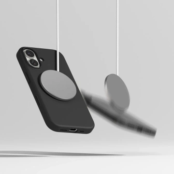 Etui do iPhone 17 Ringke Silicone Magnetic MagSafe Czarne