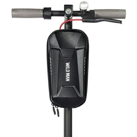 Etui na hulajnogę WILDMAN ES8X Plus 3L Sakwa na kierownicę Czarna PC