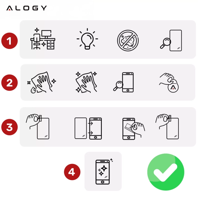 Szkło hartowane do Samsung Galaxy A16 4G/5G 2025 ochronne szkiełko na ekran 9H Alogy Heavy Pro+™️