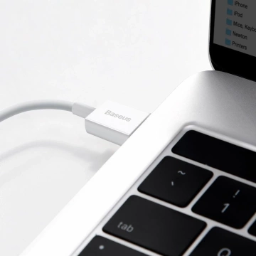 Baseus Superior USB-Kabel - Lightning 2,4 A 0,25 m Weiß (CALYS-02)