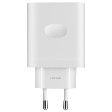 Wandladegerät Original Oneplus SUPERVOOC 80 W USB Typ-A-Adapter EU VCB8JAEH Kabel DL136 USB-C Typ C 65 W 1 m Weiß