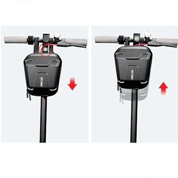 Torba na hulajnogę WILDMAN TS9 2,5L Czarna Sakwa na kierownicę PU EVA