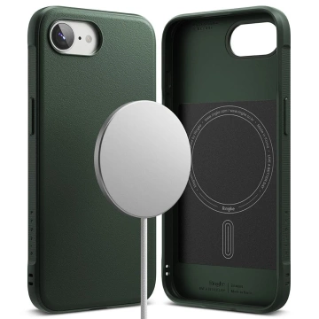 Etui Ringke Onyx Magnetic MagSafe für iPhone 16e Dunkelgrün