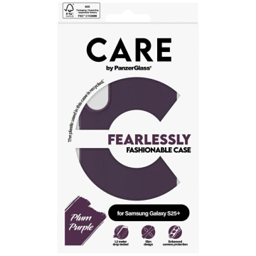 Etui CARE für Samsung Galaxy S25 von PanzerGlass Fashion Plum Purple