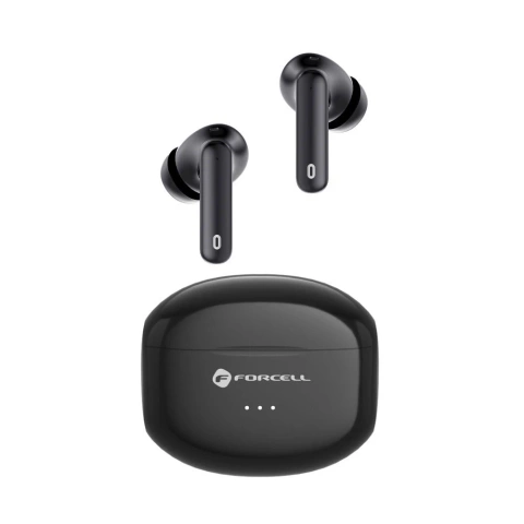 Słuchawki bezprzewodowe douszne Forcell F-Audio TWS Clear Sound czarne Black
