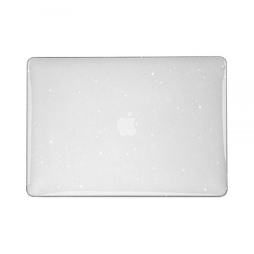 Etui obudowa z brokatem SmartShell Case do Macbook Air 13 2018-2020 Glitter Clear