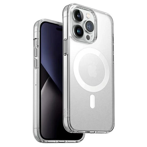 UNIQ Hülle LifePro Xtreme iPhone 14 Pro Max 6.7" Magclick Charging transparent/frostklar