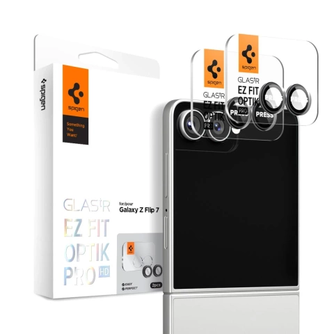 Osłona Aparatu Galaxy Z Flip 7 Spigen Optik Pro 2-Pack Black