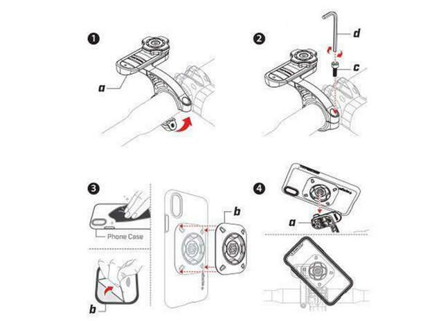 Uchwyt rowerowy Spigen Gearlock MF100 Bike Mount Out-Front