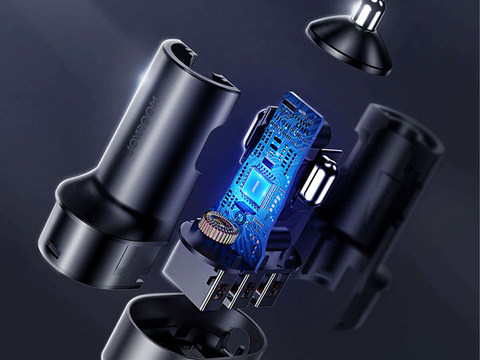 Autoladegerät JOYROOM, 5x USB 1,5m 6,2A Stecker