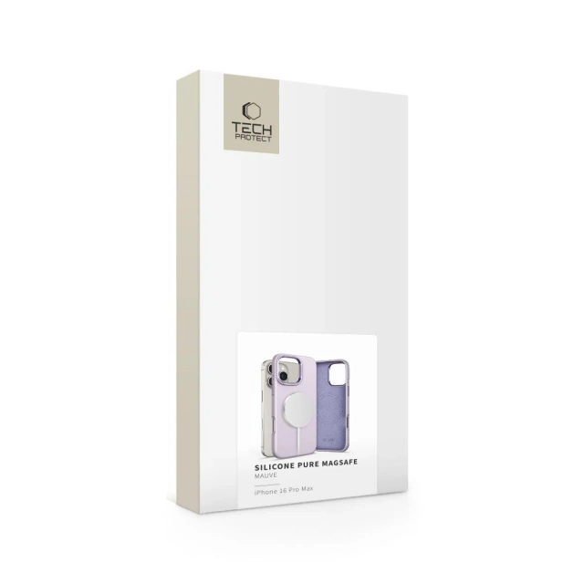 Etui Tech-Protect Silikon Pure MagSafe iPhone 16 Pro Max Mauve