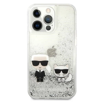Etui Karl Lagerfeld KLHCP13LGKCS do 13 Pro / 13 6,1" hardcase Liquid Glitter Karl&Choupette