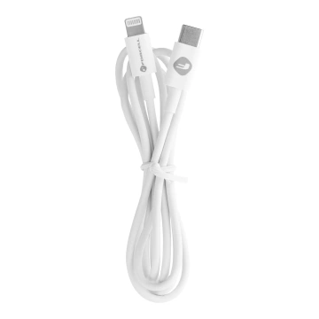 USB-C-auf-Lightning-Kabel 1 m Forcell PD 27 W iPhone iPad White Tube