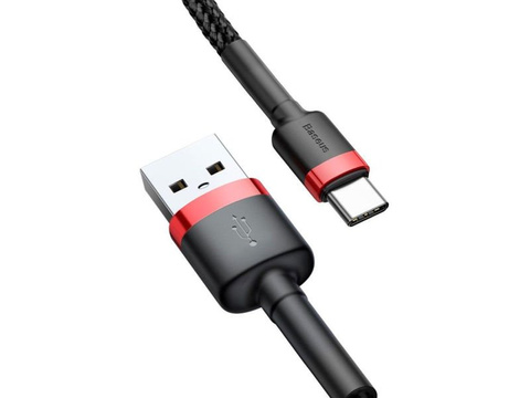 Baseus Kabel USB-C 2A 2M rot schwarz