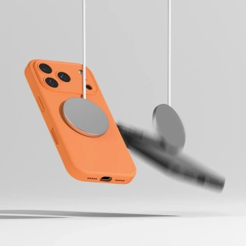 Etui do iPhone 17 Pro Ringke Silicone Magnetic MagSafe Pomarańczowe