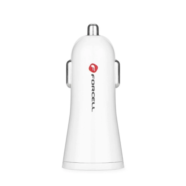 Forcell Quick Charge 3.0 2,4 A Autoladegerät Weiß