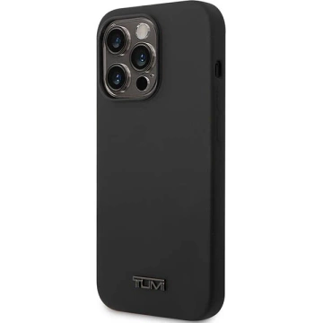 Tumi Liquid Silicone Hardcase für iPhone 14 Pro Max schwarz/schwarz