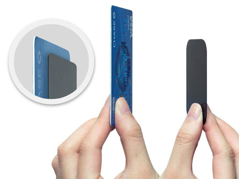 Spigen Kuel Metal Plates 4x Mocne blaszki do uchwytów Black