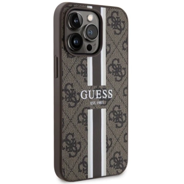 Etui Guess GUHMP13LP4RPSW für iPhone 13 Pro / 13 6,1" Hardcase 4G bedruckte Streifen MagSafe