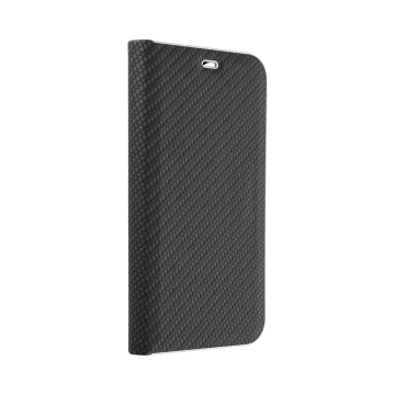LUNA Book Carbon Holsterhülle für IPHONE 15 Pro Max schwarz