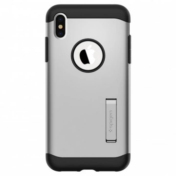 Spigen Slim Armor Handyhülle für iPhone Xs Max Silber
