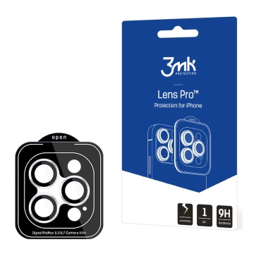 Szkło do Apple iPhone 16 Pro / 16 Pro Max osłona na aparat obiektyw 3mk Lens Protection Pro Transparent nakładka ochronna