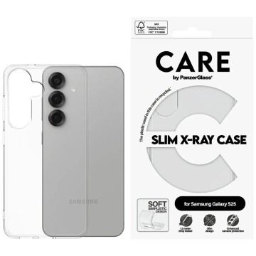 CARE Case für Samsung Galaxy S25 von PanzerGlass Fashion X-Ray Transparent