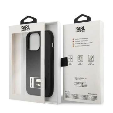 Etui Karl Lagerfeld KLHCP13X3DKPK für iPhone 13 Pro Max 6,7" Hardcase Ikonik Patch