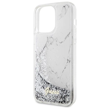 Etui Guess GUHCP14XLCSGSGH do iPhone 14 Pro Max 6.7" hardcase Liquid Glitter Marble